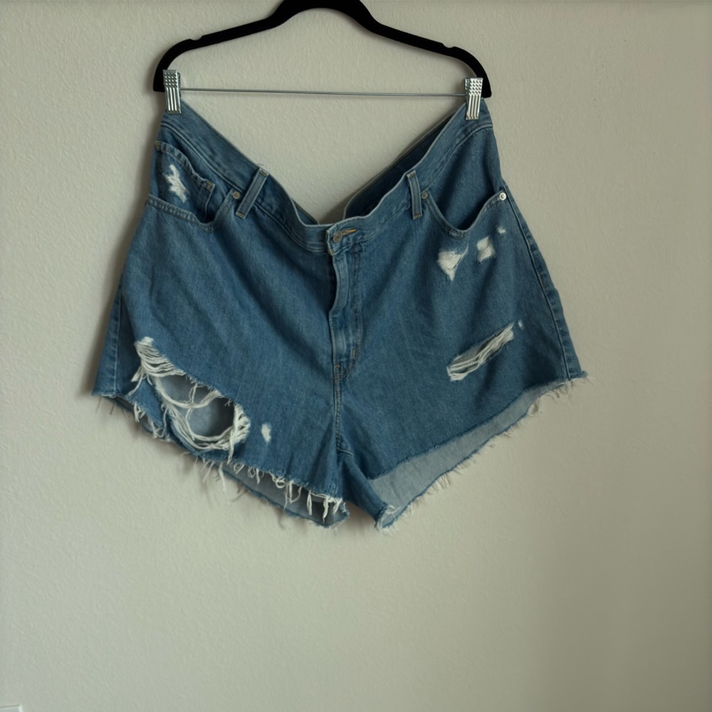Levi’s Distressed Denim Shorts